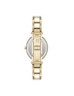 Best Sale Anne Klein Oval Diamond Accented Bangle Watch