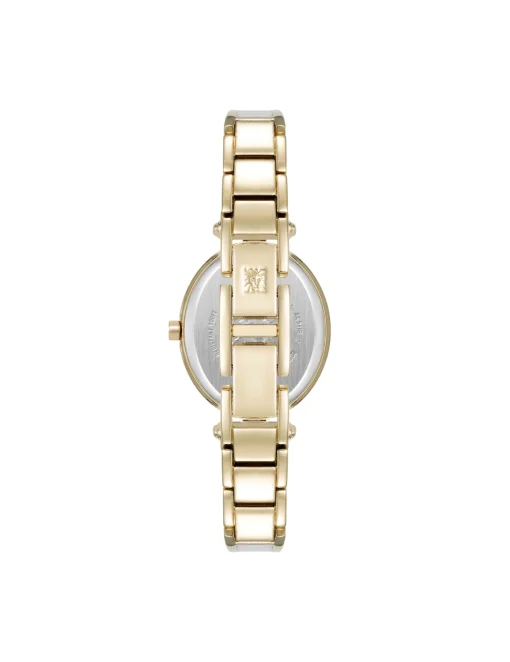 Best Sale Anne Klein Oval Diamond Accented Bangle Watch
