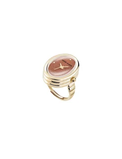 Cheap Anne Klein Oval Gemstone Ring Watch