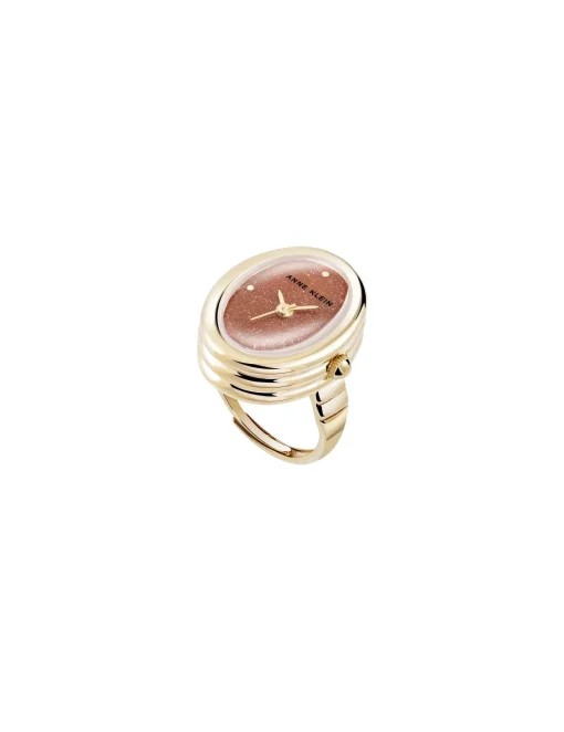 Discount Anne Klein Oval Gemstone Ring Watch