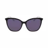 Shop Anne Klein Oversized Square Sunglasses Black