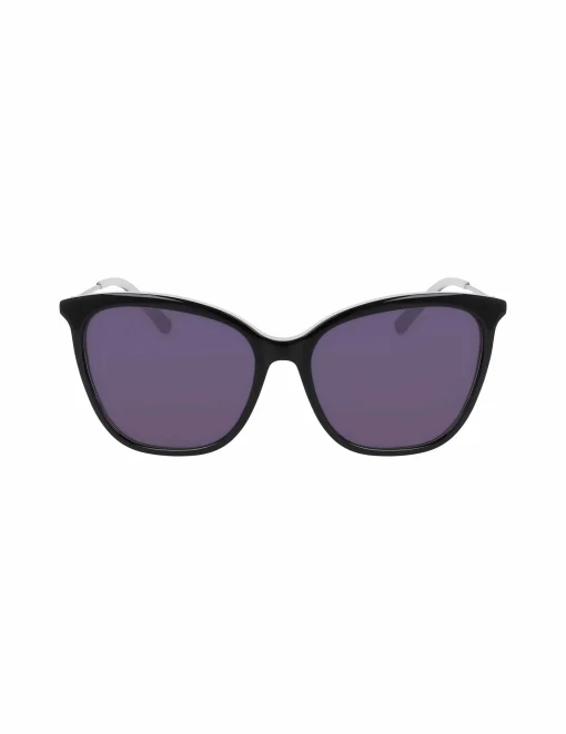 Shop Anne Klein Oversized Square Sunglasses Black