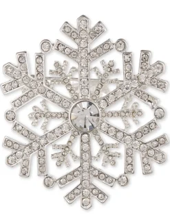 Cheap Anne Klein Pave Snowflake Pin