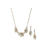 Shop Anne Klein Pearl Cluster Necklace And Earring Set