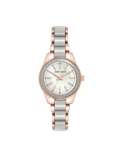 Fashion Anne Klein Pearlescent Acetate Link Bracelet Watch
