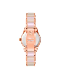 Fashion Anne Klein Pearlescent Acetate Link Bracelet Watch