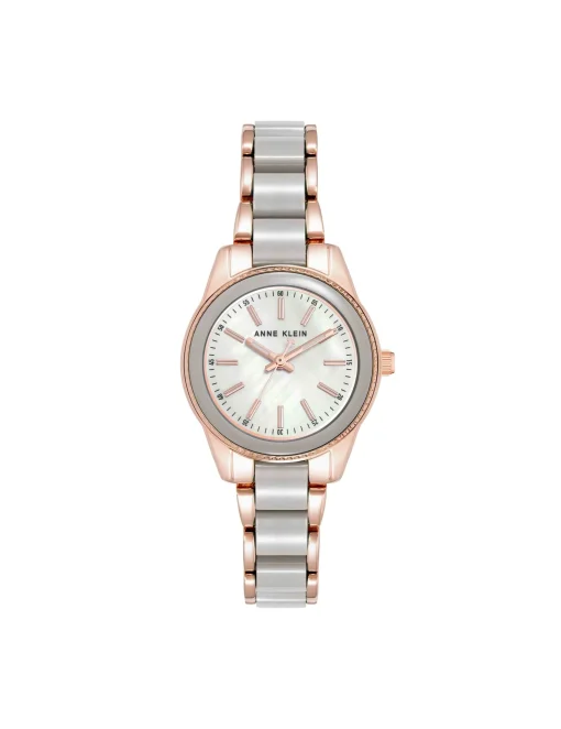 Sale Anne Klein Pearlescent Acetate Link Bracelet Watch