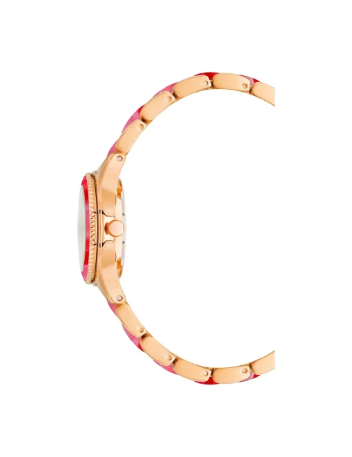 Fashion Anne Klein Pearlescent Acetate Link Bracelet Watch