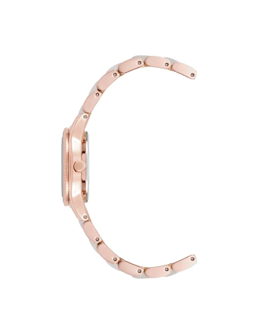 Fashion Anne Klein Pearlescent Acetate Link Bracelet Watch