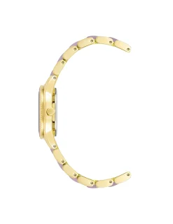 Fashion Anne Klein Pearlescent Acetate Link Bracelet Watch