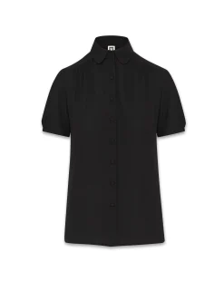 Store Anne Klein Peter Pan Collar Blouse Anne Black