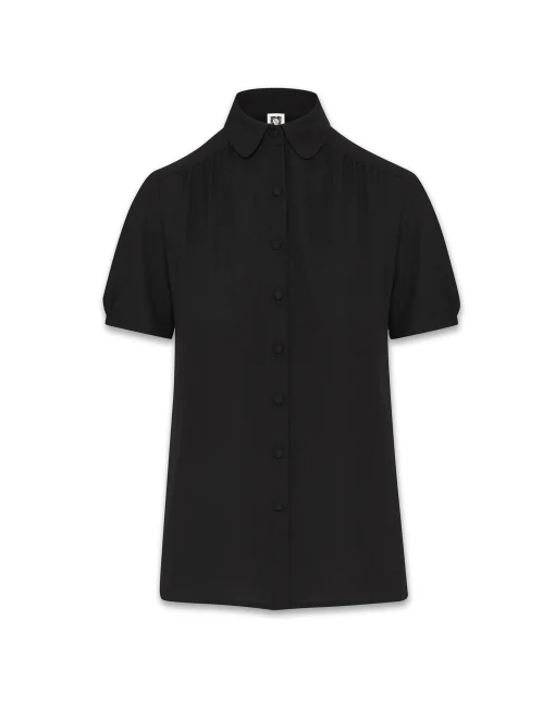 Store Anne Klein Peter Pan Collar Blouse Anne Black