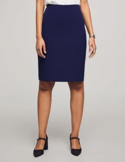 Discount Anne Klein Petite Executive Collection 3-Pc. Pants And Skirt Suit Set Navy