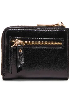 Clearance Anne Klein 2 Piece Envelope Flap Curved Wallet With Rhinestones