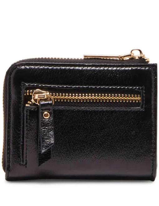 Clearance Anne Klein 2 Piece Envelope Flap Curved Wallet With Rhinestones