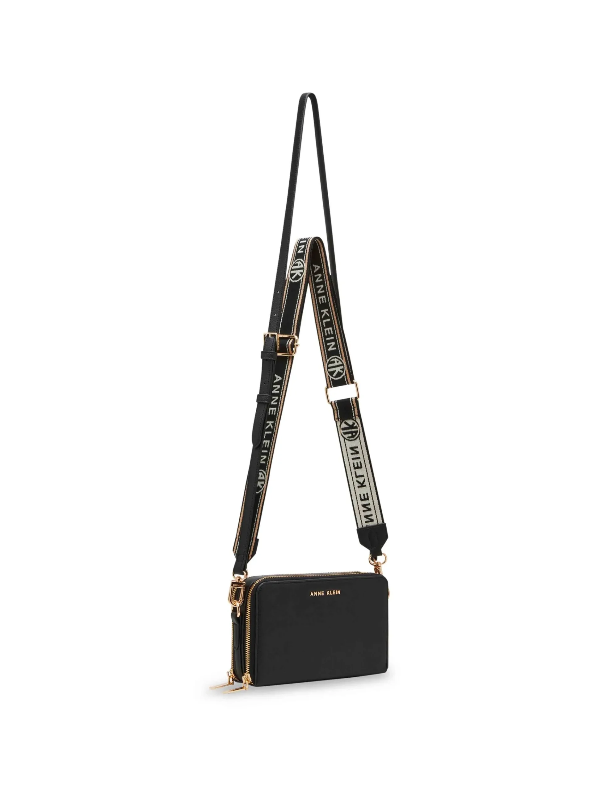 Hot Anne Klein 3 Piece Gift Set With Double Zip Camera Crossbody