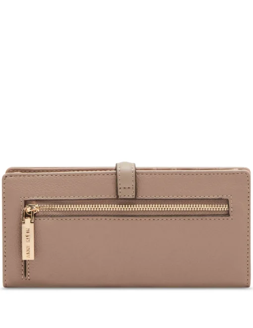 Clearance Anne Klein 2 Piece Gift Set With Sculpted Buckle Wallet And Removeable Card Organizer