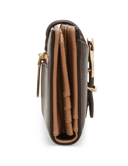 Clearance Anne Klein 2 Piece Gift Set With Sculpted Buckle Wallet And Removeable Card Organizer