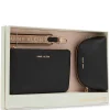 Cheap Anne Klein 3 Piece Pouch Gift Set With Web Detailing Black