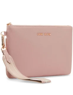 Clearance Anne Klein 3 Piece Pouch Gift Set With Web Detailing Rosewater