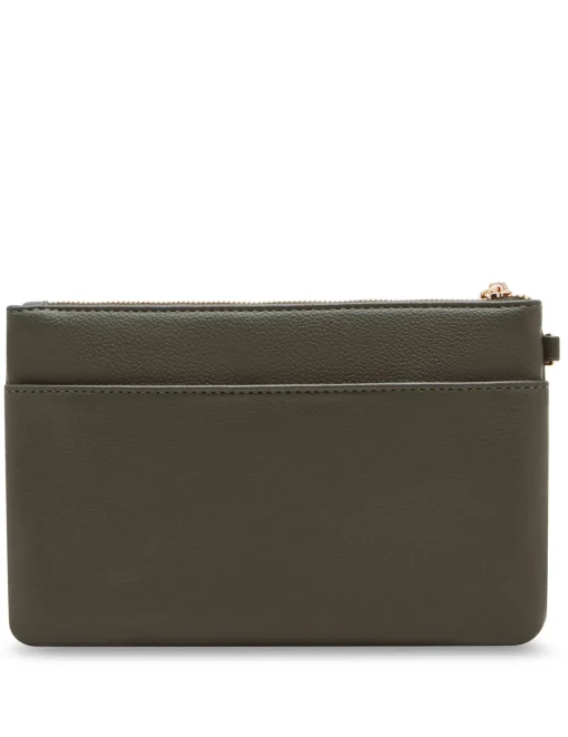 Cheap Anne Klein 3 Piece Pouch Gift Set With Web Detailing Dark olive