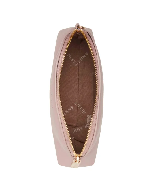 Clearance Anne Klein 3 Piece Pouch Gift Set With Web Detailing Rosewater
