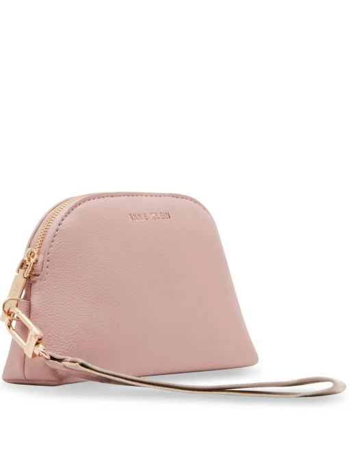 Clearance Anne Klein 3 Piece Pouch Gift Set With Web Detailing Rosewater