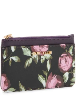 Best Sale Anne Klein Printed Pouch With Backside Organizer