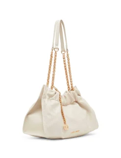 Cheap Anne Klein Quilted Stitched Cinched Closure Satchel