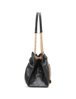 Cheap Anne Klein Quilted Stitched Cinched Closure Satchel