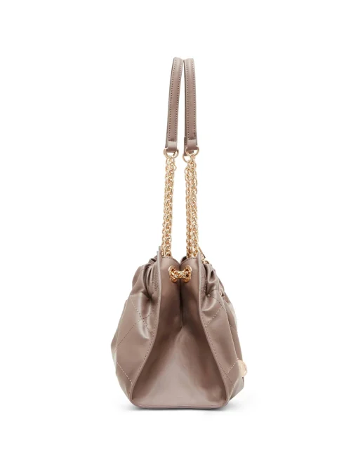 Cheap Anne Klein Quilted Stitched Cinched Closure Satchel