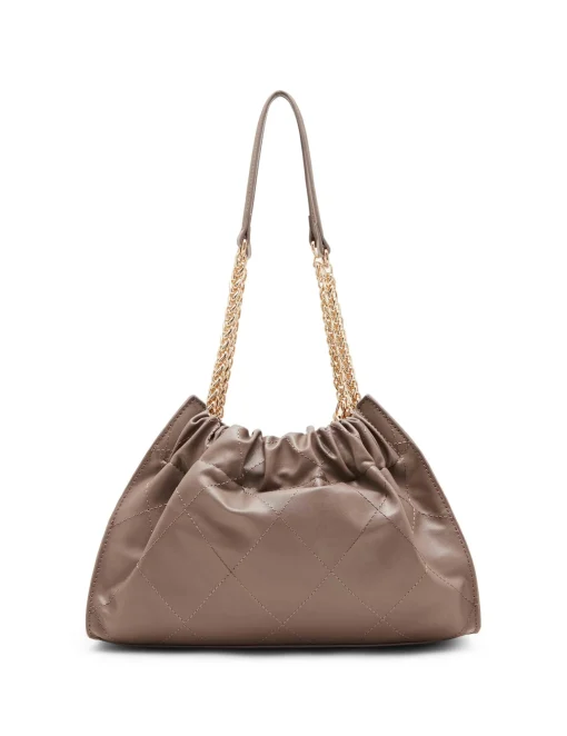 Cheap Anne Klein Quilted Stitched Cinched Closure Satchel