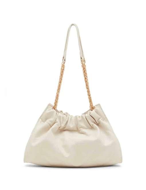Cheap Anne Klein Quilted Stitched Cinched Closure Satchel