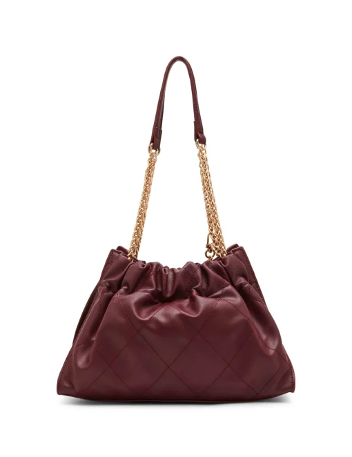 Cheap Anne Klein Quilted Stitched Cinched Closure Satchel