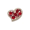 Outlet Anne Klein Red Heart Brooch In Gift Box