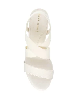 Clearance Anne Klein Ressa Dress Sandal- Sale White Croc