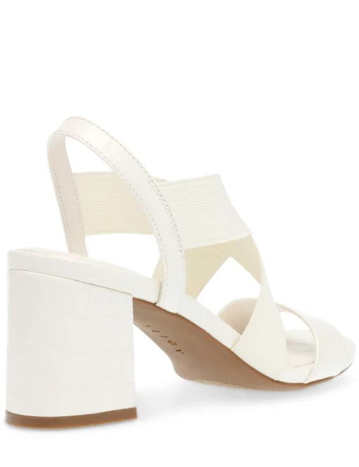 Clearance Anne Klein Ressa Dress Sandal- Sale White Croc