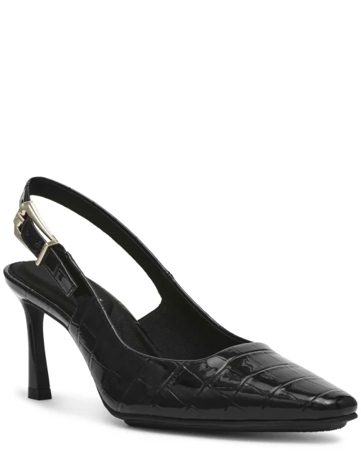 Shop Anne Klein Ritzy Dress Pump Black Croc