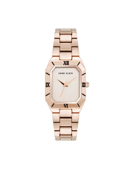 Flash Sale Anne Klein Roman Numeral Bezel Watch Rose Gold-Tone