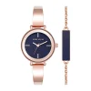 Online Anne Klein Round Gemstone Bangle Watch Set