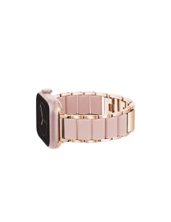 Best Sale Anne Klein Rubberized Link Bracelet Band For Apple Watch®