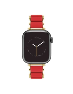 Cheap Anne Klein Rubberized Link Bracelet Band For Apple Watch®