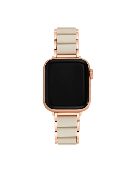 Best Sale Anne Klein Rubberized Link Bracelet Band For Apple Watch®
