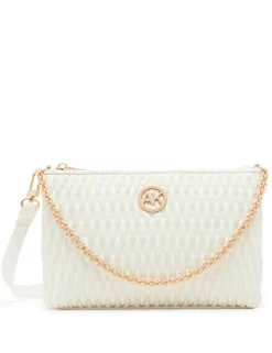 Fashion Anne Klein Ruched Crossbody With Chain Swag