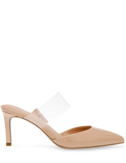 New Anne Klein Rumi Dress Pump- Sale Nude Patent