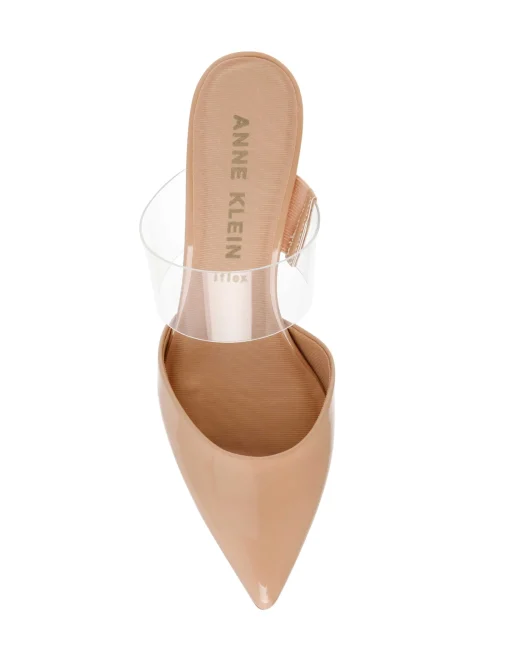 New Anne Klein Rumi Dress Pump- Sale Nude Patent