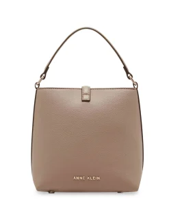 Sale Anne Klein Sculpted Buckle Bucket Bag
