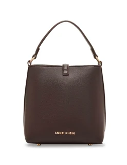 Sale Anne Klein Sculpted Buckle Bucket Bag
