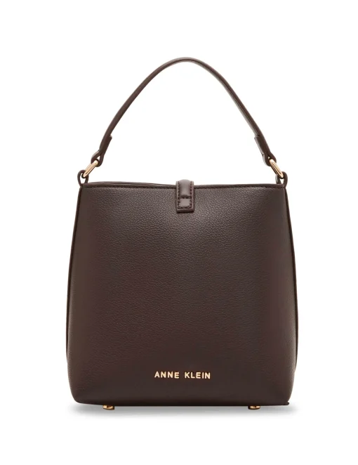 Sale Anne Klein Sculpted Buckle Bucket Bag