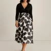 Discount Anne Klein Serenity Combo Dress Anne White/Anne Black